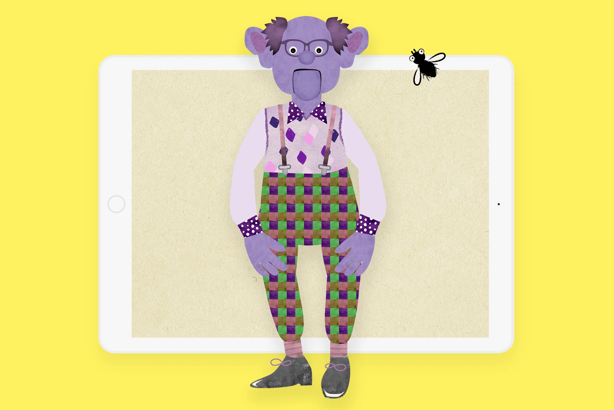 Character design example – Murk from Hittehatt. And a little Fly.
