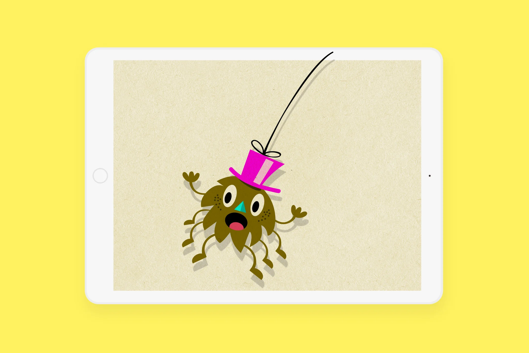 Side characters design. The Crazy Spider.