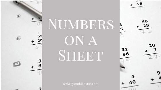 Numbers on a Sheet