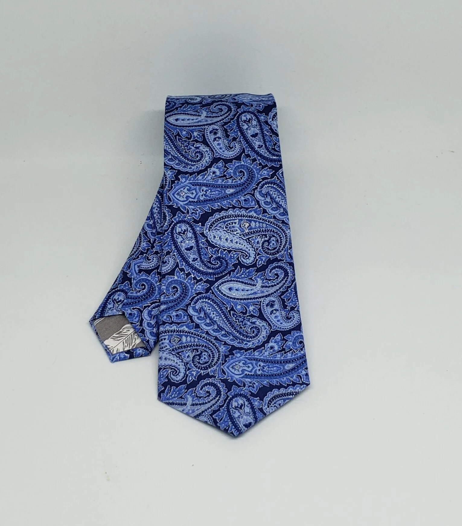 Blue Paisley E'legante Neck Tie