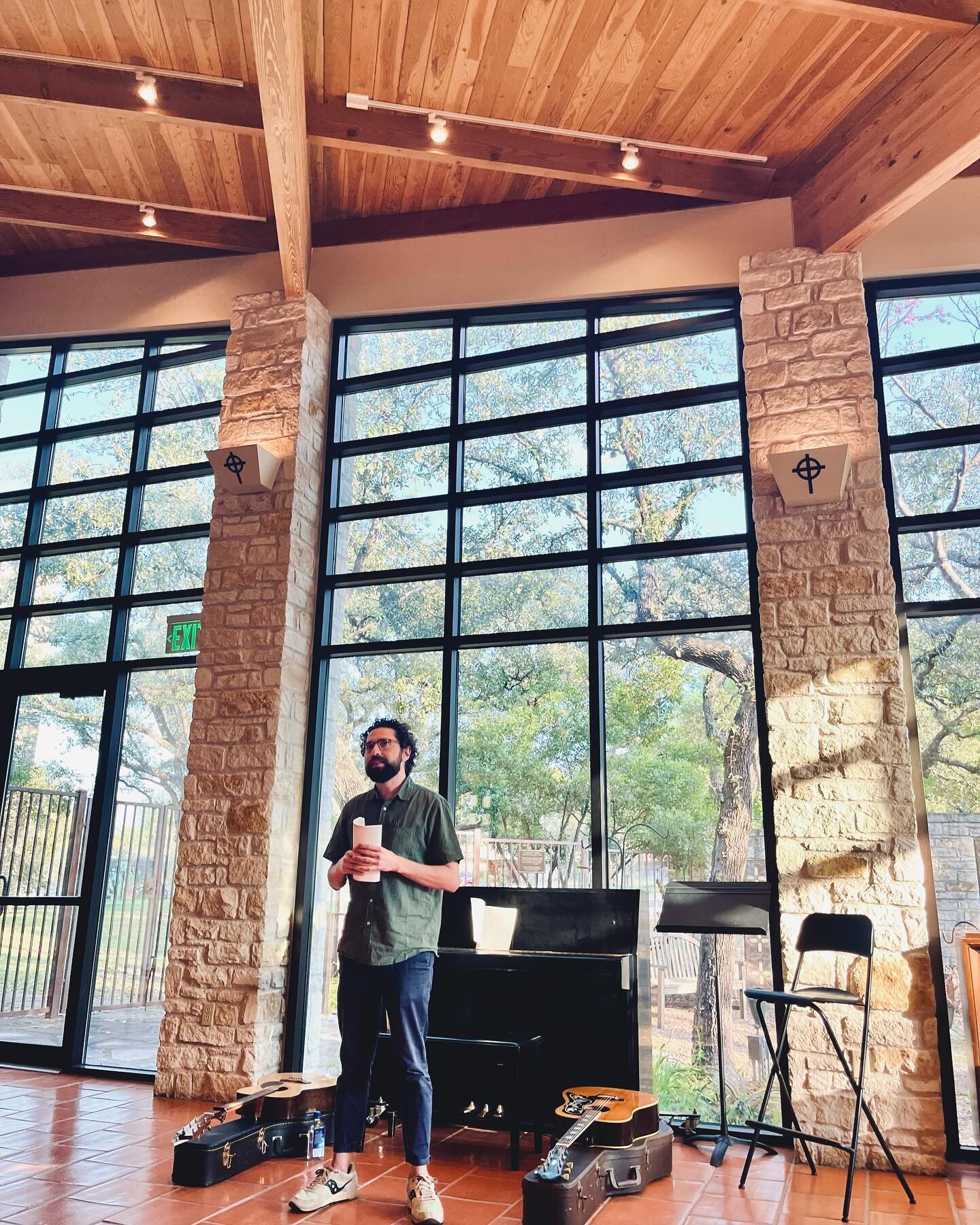 Last Lyrics for Lent TONIGHT! 6:15 pm. And rumors are swirling throughout central Texas that @iamjonguerra is going to be playing a full slate of new songs 👀