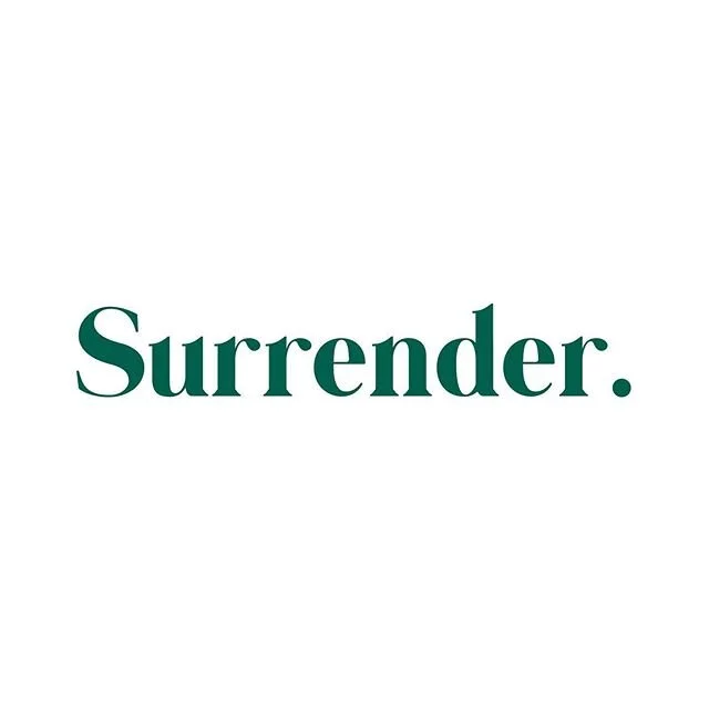Surrender.
.
I believe this is one of the most power spiritual principles. .
But it feels so hard for us logical, high achieving people to do.
.
Surrender. It feels like we&rsquo;re giving up; throwing in the towel; calling it quits.
.
But it&rsquo;s
