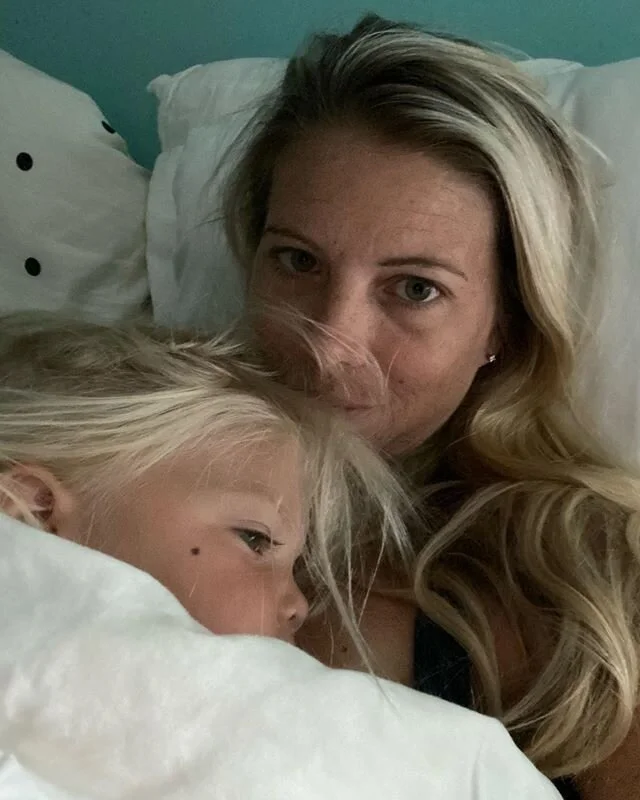 I&rsquo;m usually up early to take on the day, but this morning- I&rsquo;m exhausted- physically, mentally, emotionally.
.
I hate to even admit that, but I needed these snuggles this morning more than I knew. .
My heart aches for the world and as an 