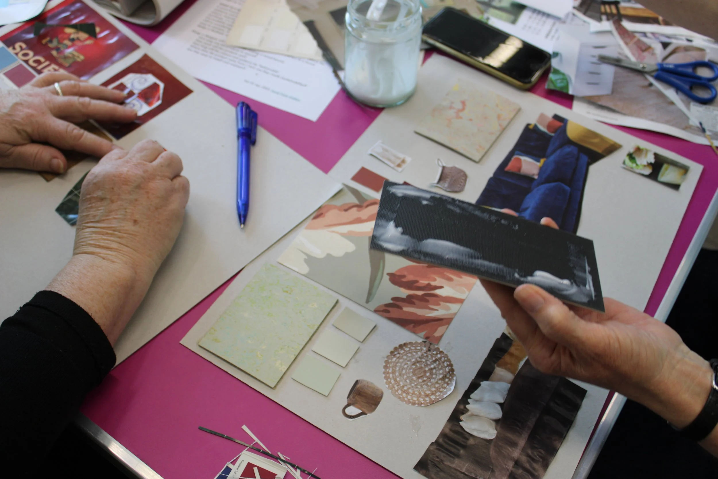 Contemporary Elders workshop at Focal Point Gallery