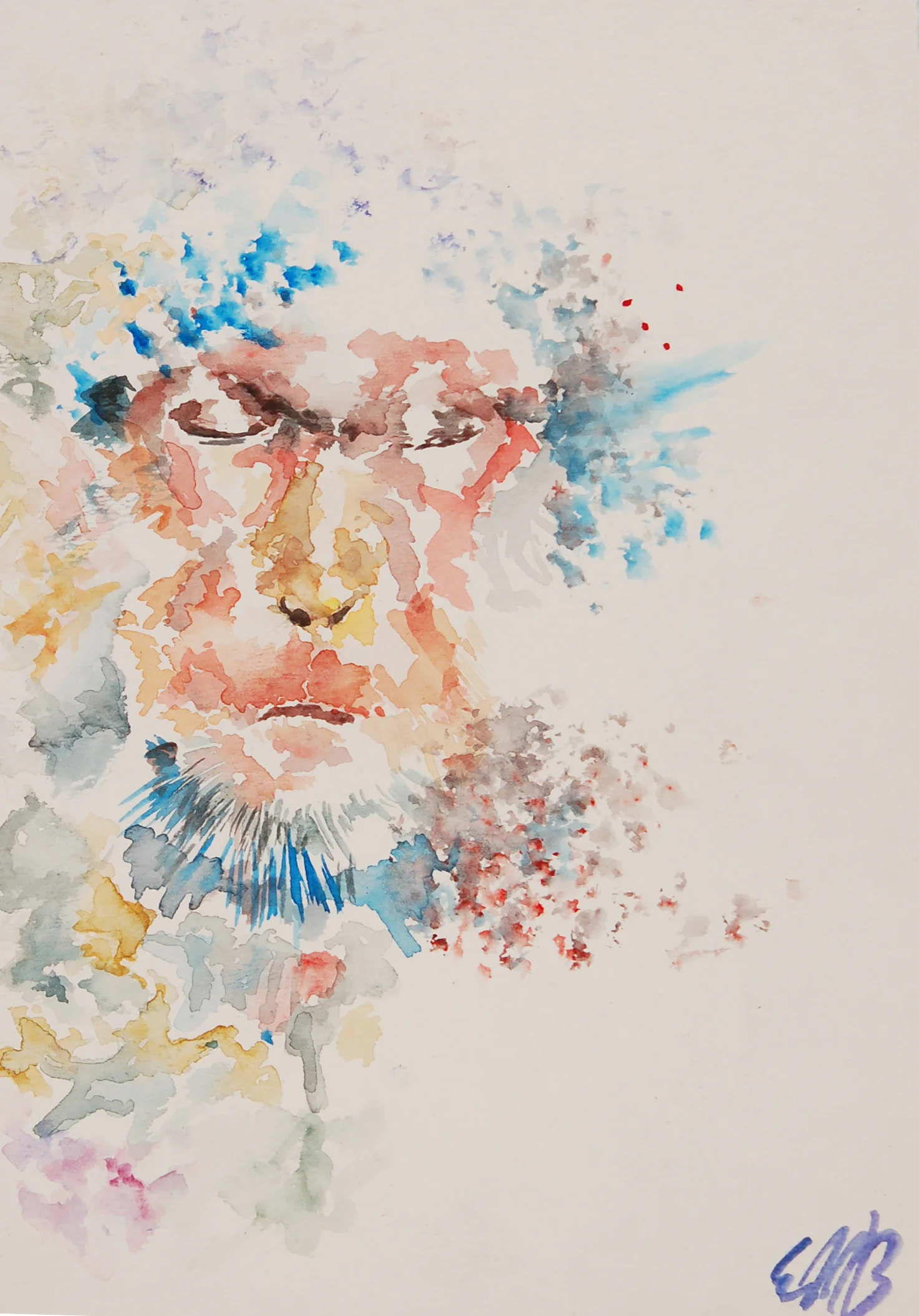 SNOW MONKEY IN WATERCOLOR 2.jpg