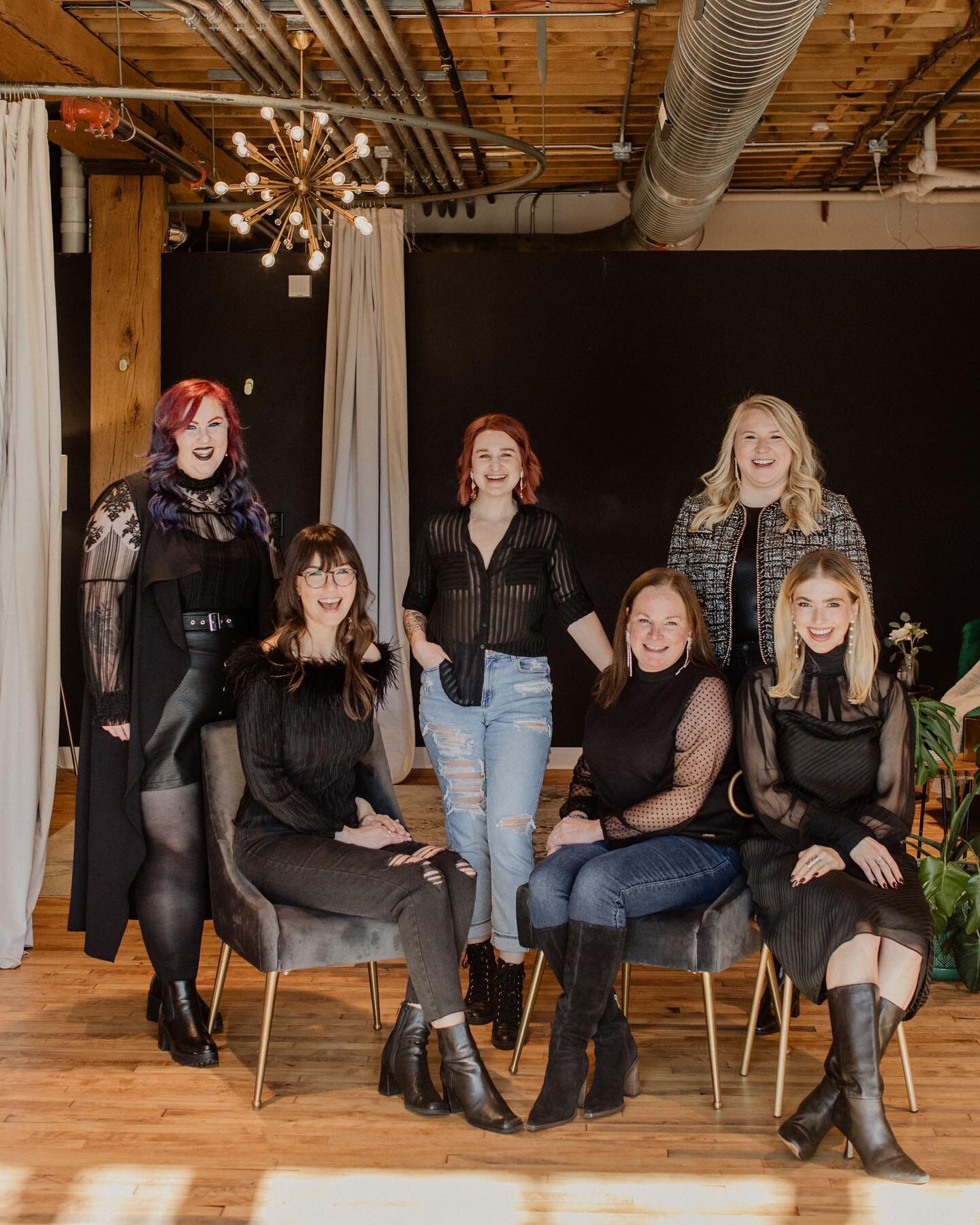 feelin especially thankful + grateful for this amazing team, the sweetest #strikingbrides, this rapidly growing business, and overall creating my dream career 🖤

reminder that we will be closed today for a much deserved day of relaxation + feasting 