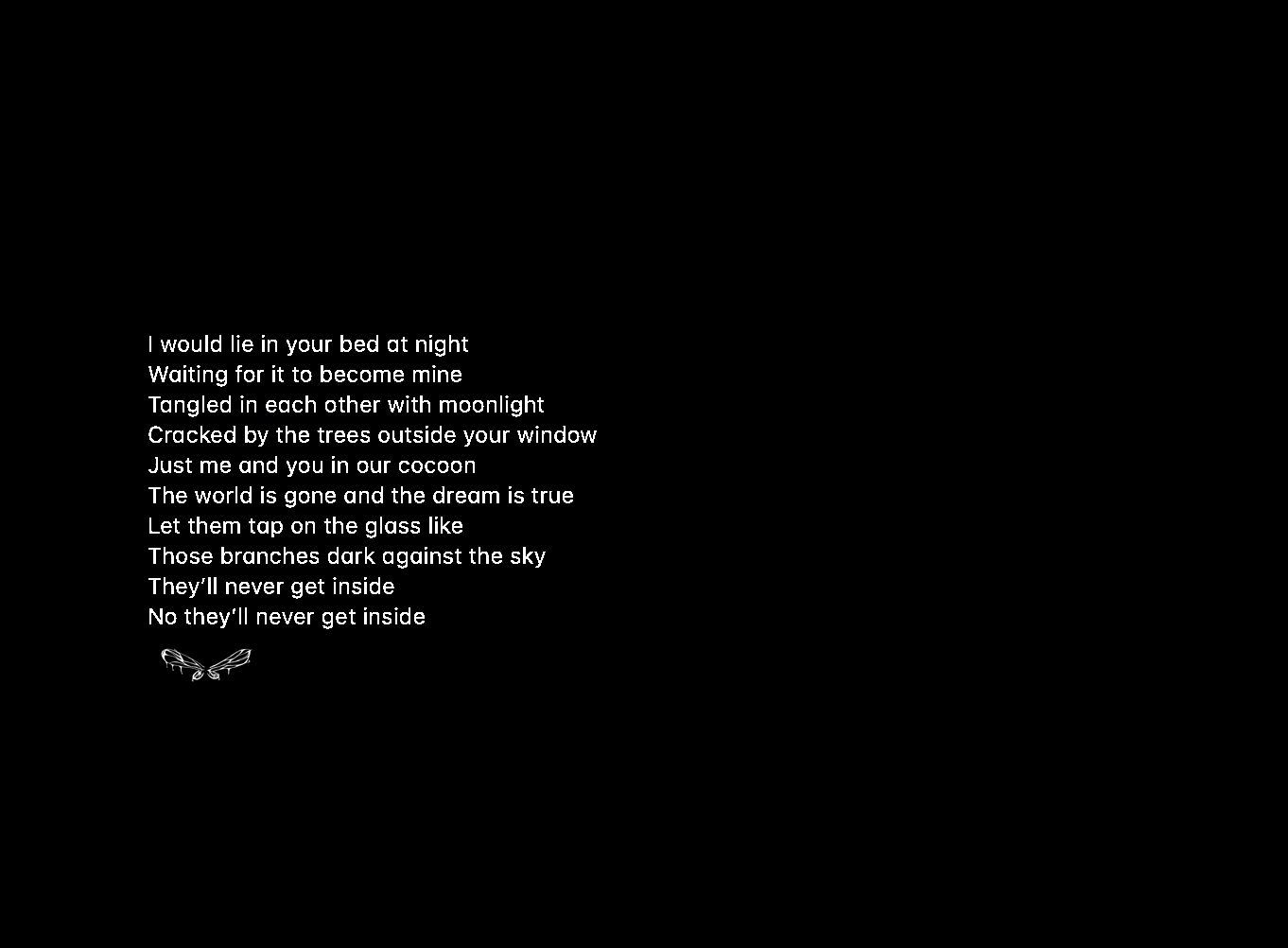 Lyrics / Poetry — Talullah Ruff