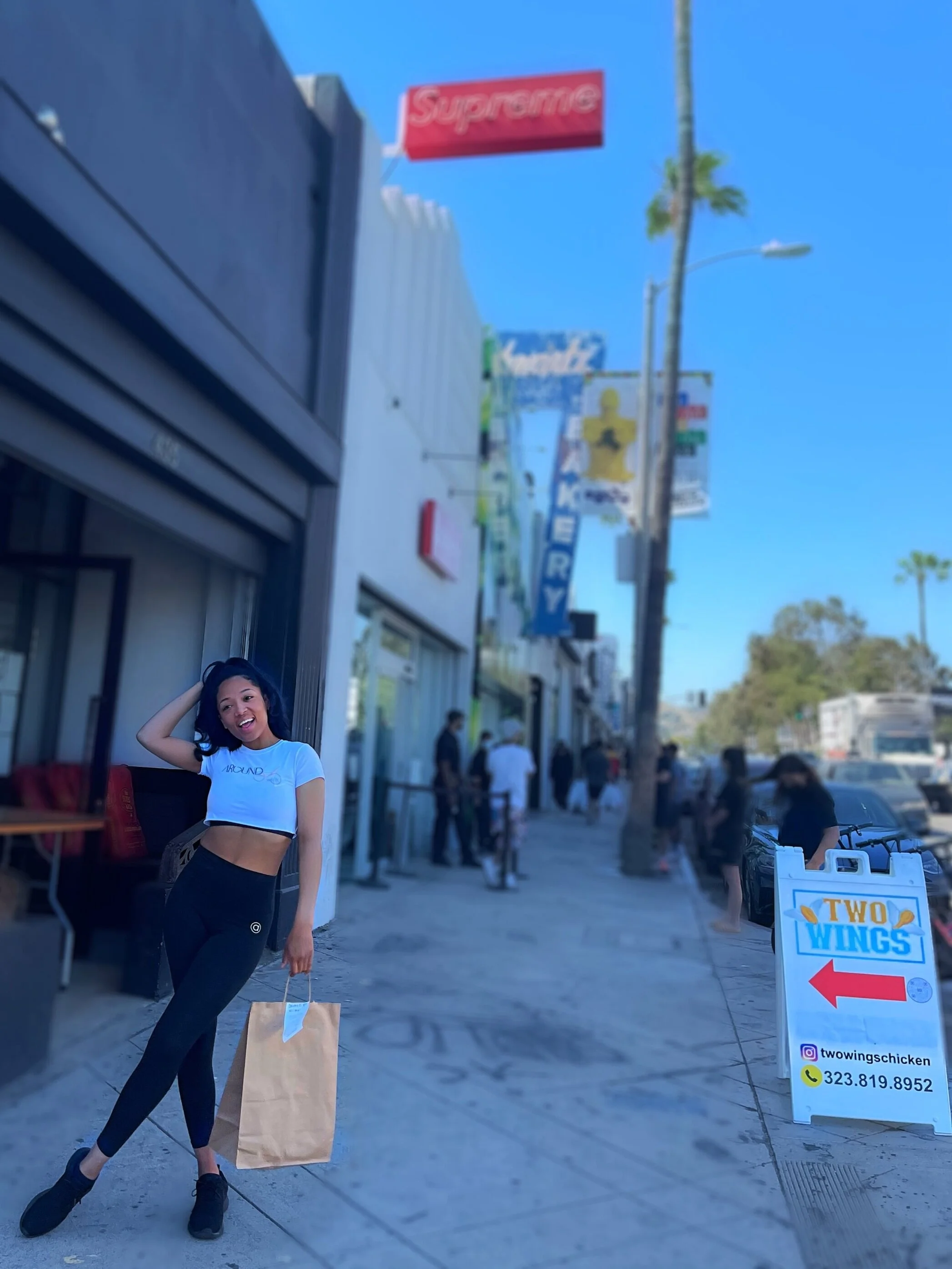 Hit Fairfax Ave Where Chef John Clark of Two Wings Chicken Is Tossing 'Em Up!