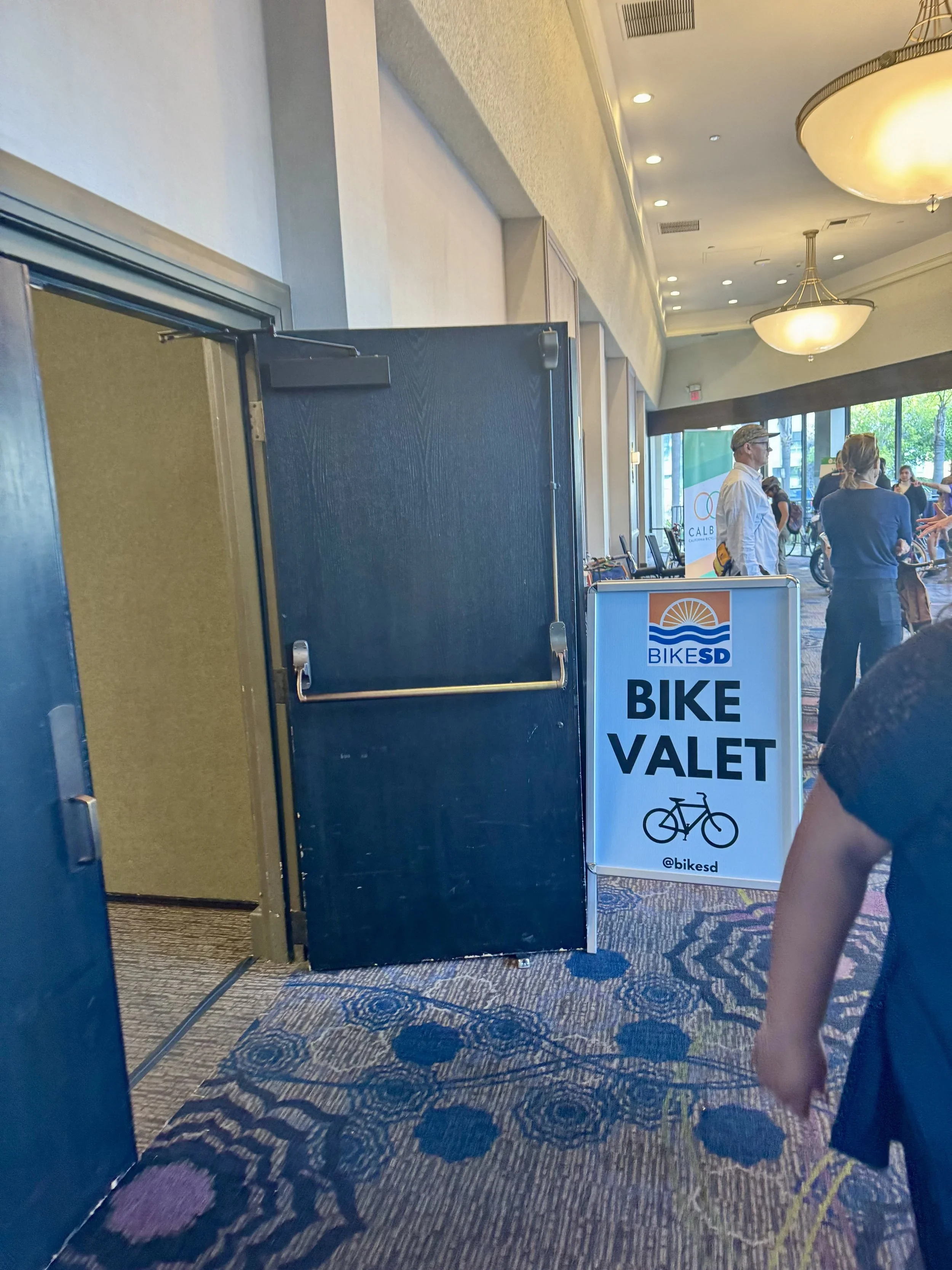 bike valet visibility