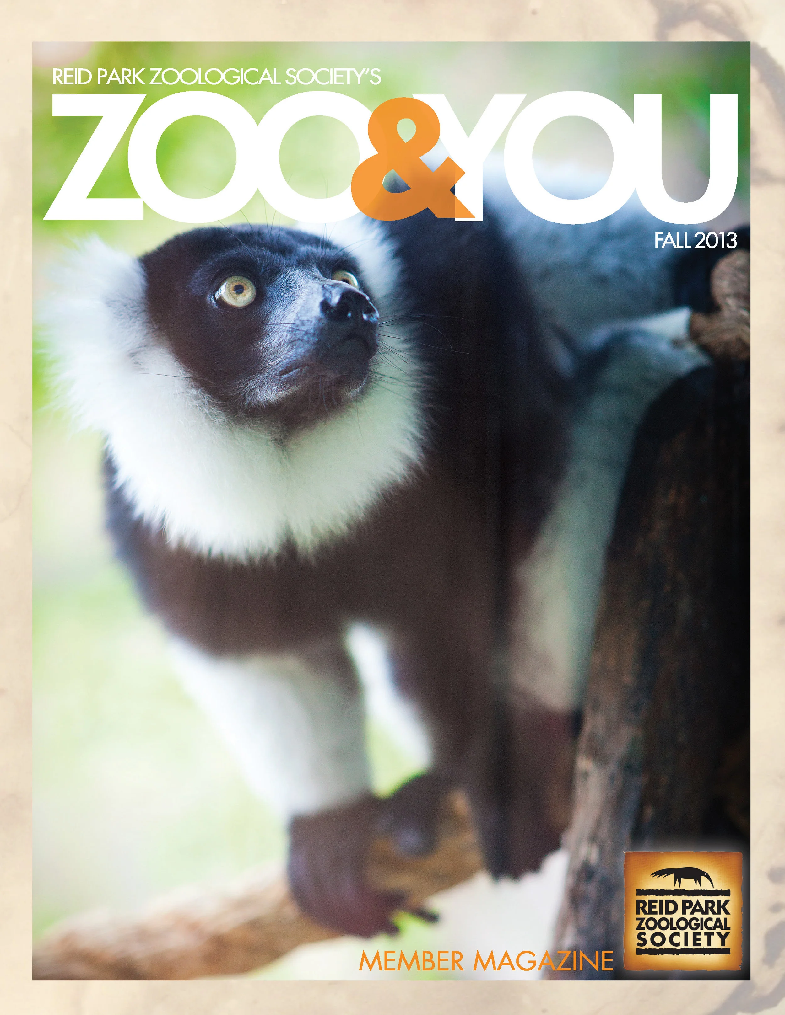  Redesigned newsletter for Reid Park Zoological Society. 