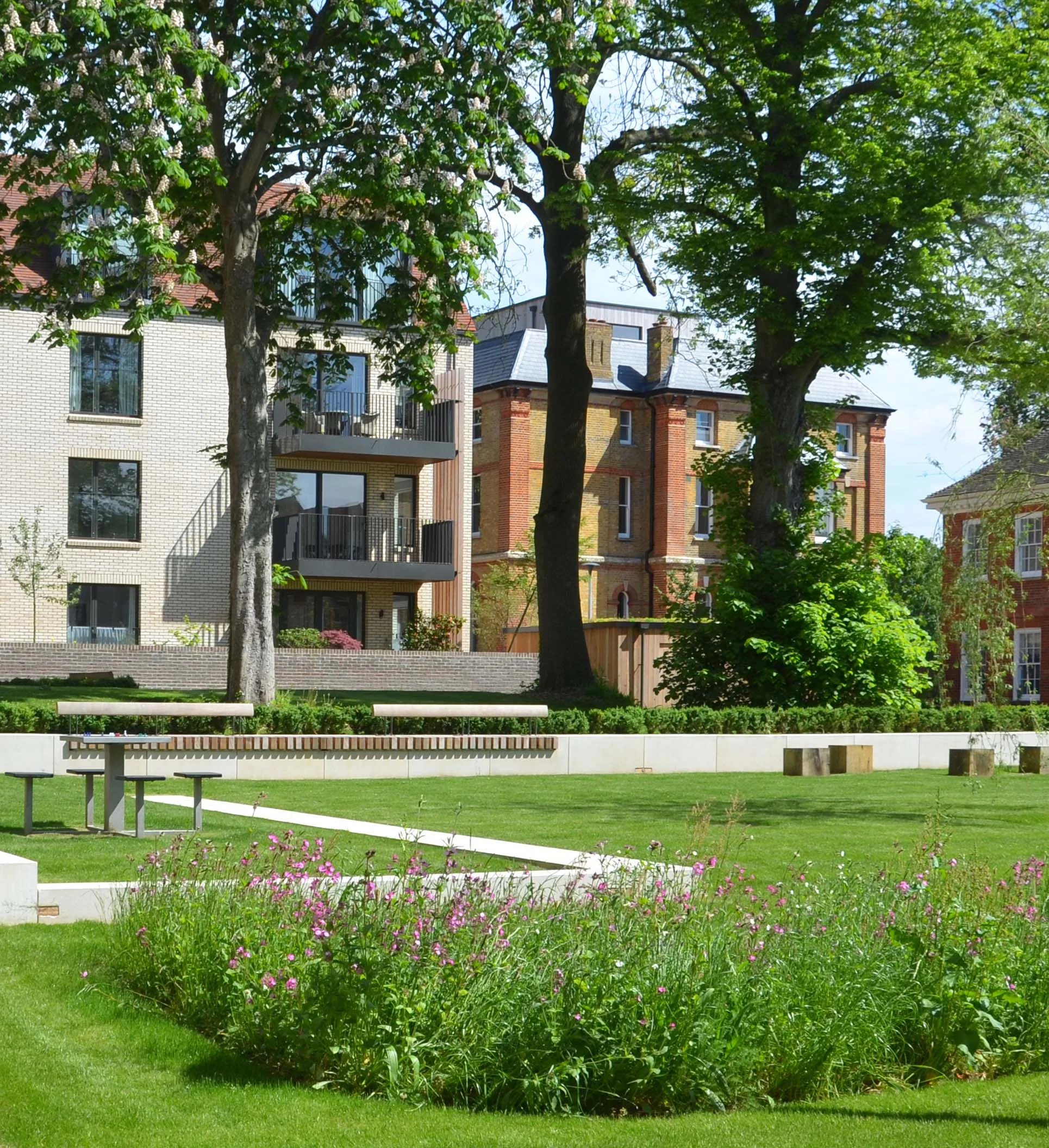    Impact     Supporting Wellbeing   Residents benefit from a verdant and biodiverse landscape on their doorstep. Opportunities for social cohesion are also woven into the fabric of the scheme.   Distinctive Character   The parkland character of the 