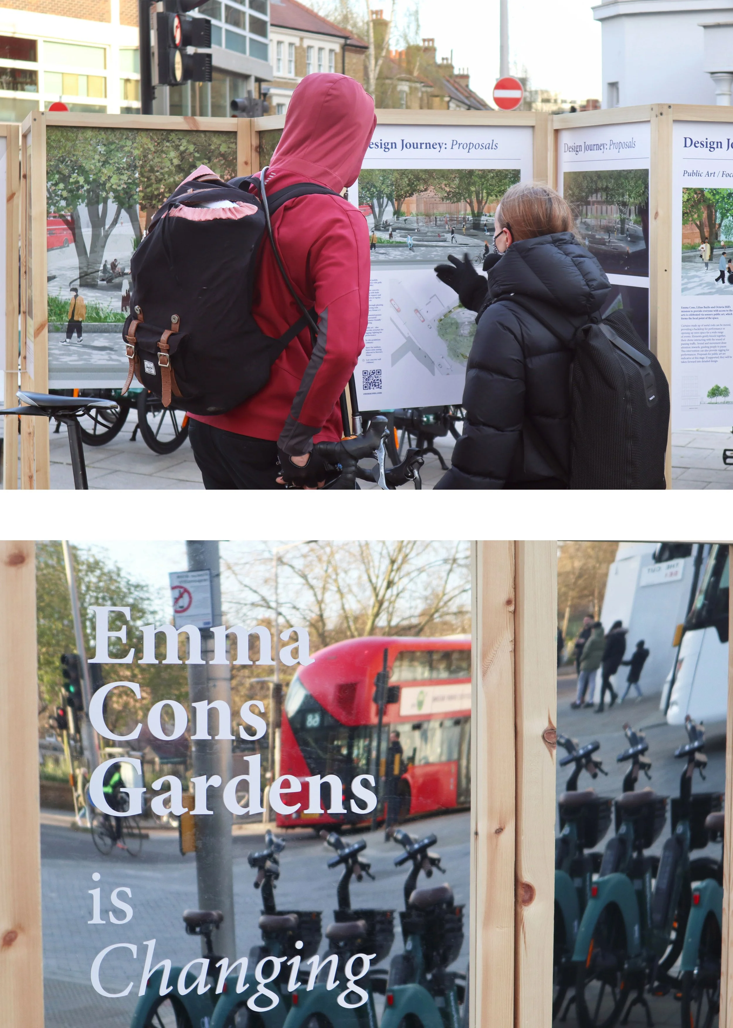    STAKEHOLDER ENGAGEMENT     Re-Imagine Emma Cons Gardens   The consultation process has encouraged people to engage with the space in a new way and creatively re-imagine the possibilities for its future.    Building on the history of the Old Vic’s 