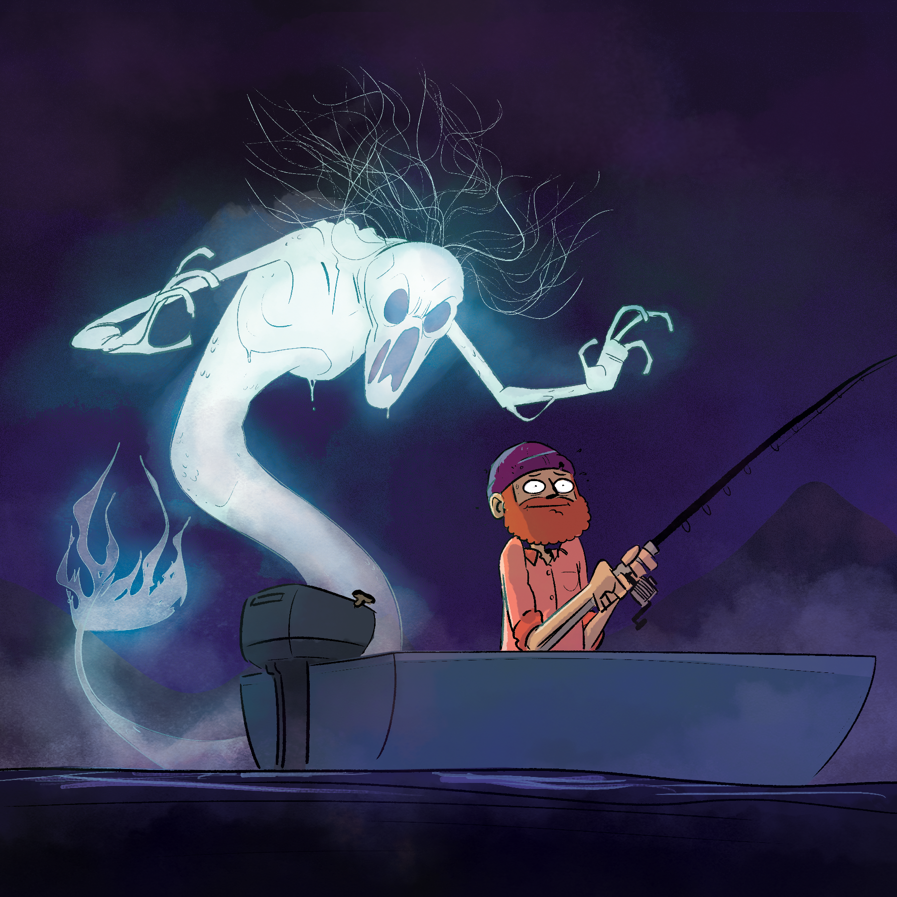  A spooky drawing for Mermay 2021 