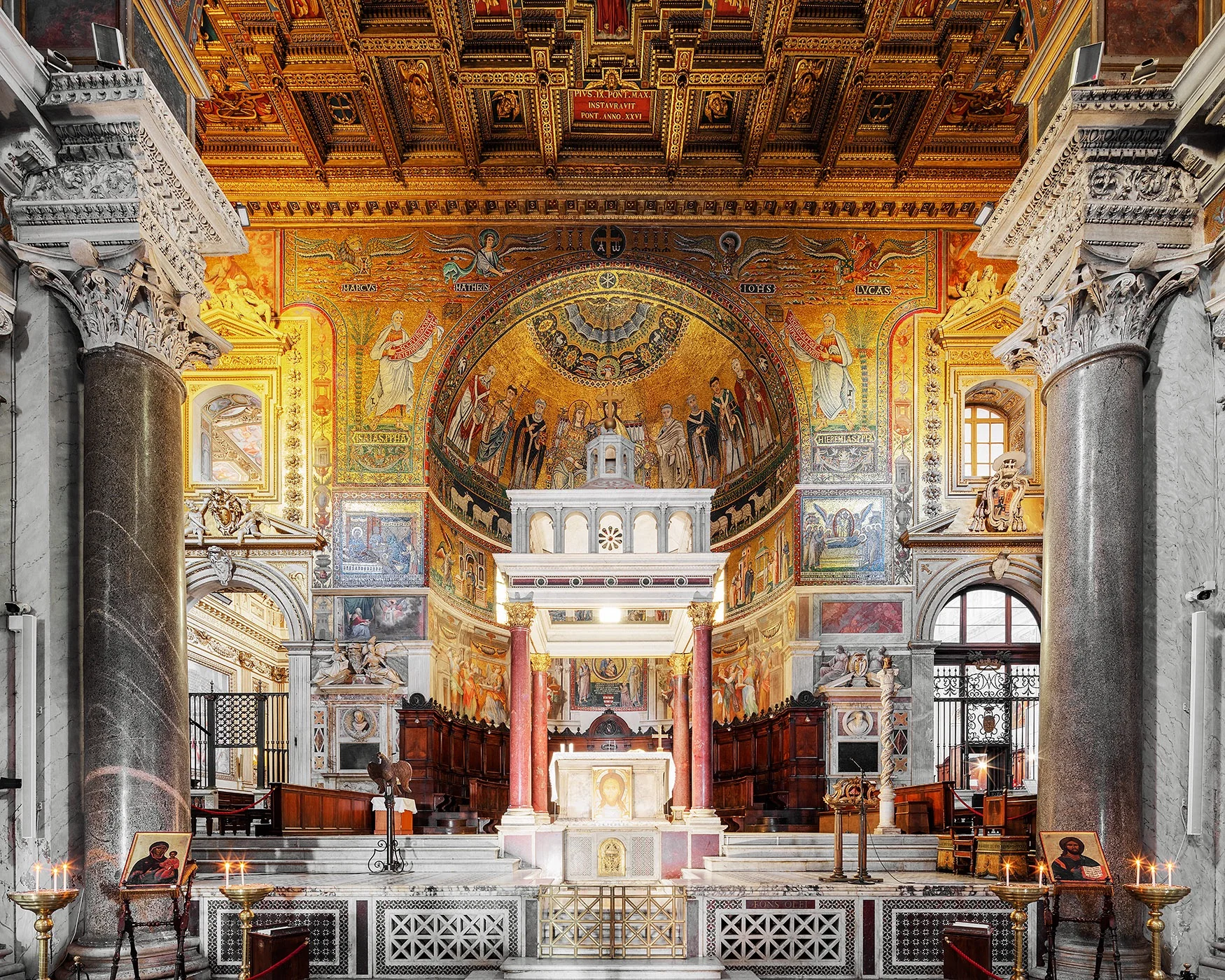 The Basilica of Santa Maria in Trastevere