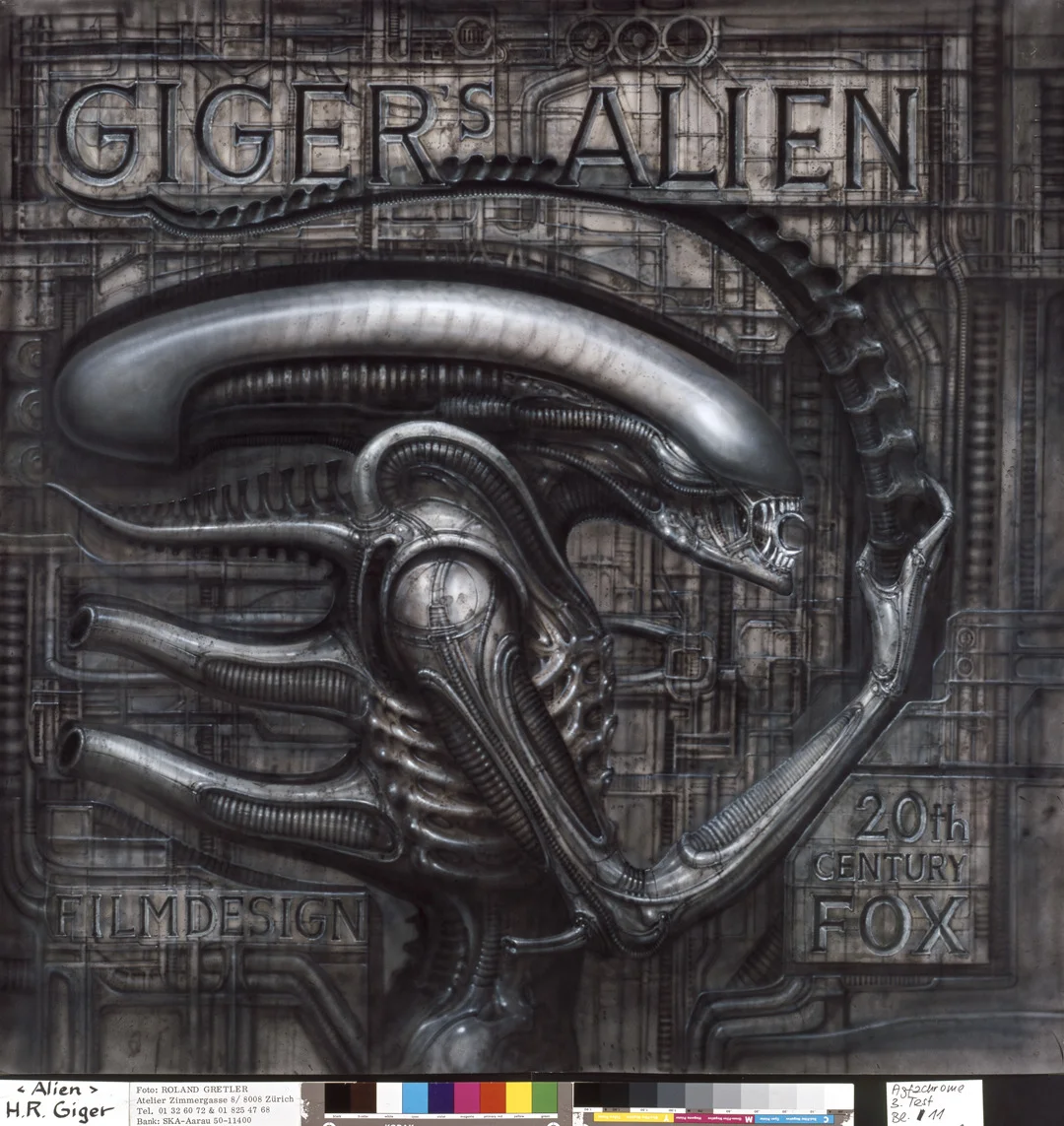 All the paintings, drawings and sculptures H.R. Giger created for ALIEN and ALIEN3 are on permanent display at the H.R. Giger Museum in Gruyeres, Switzerland. The Darkened Rooms team are very grateful for the museum’s support of our Alien screenings.