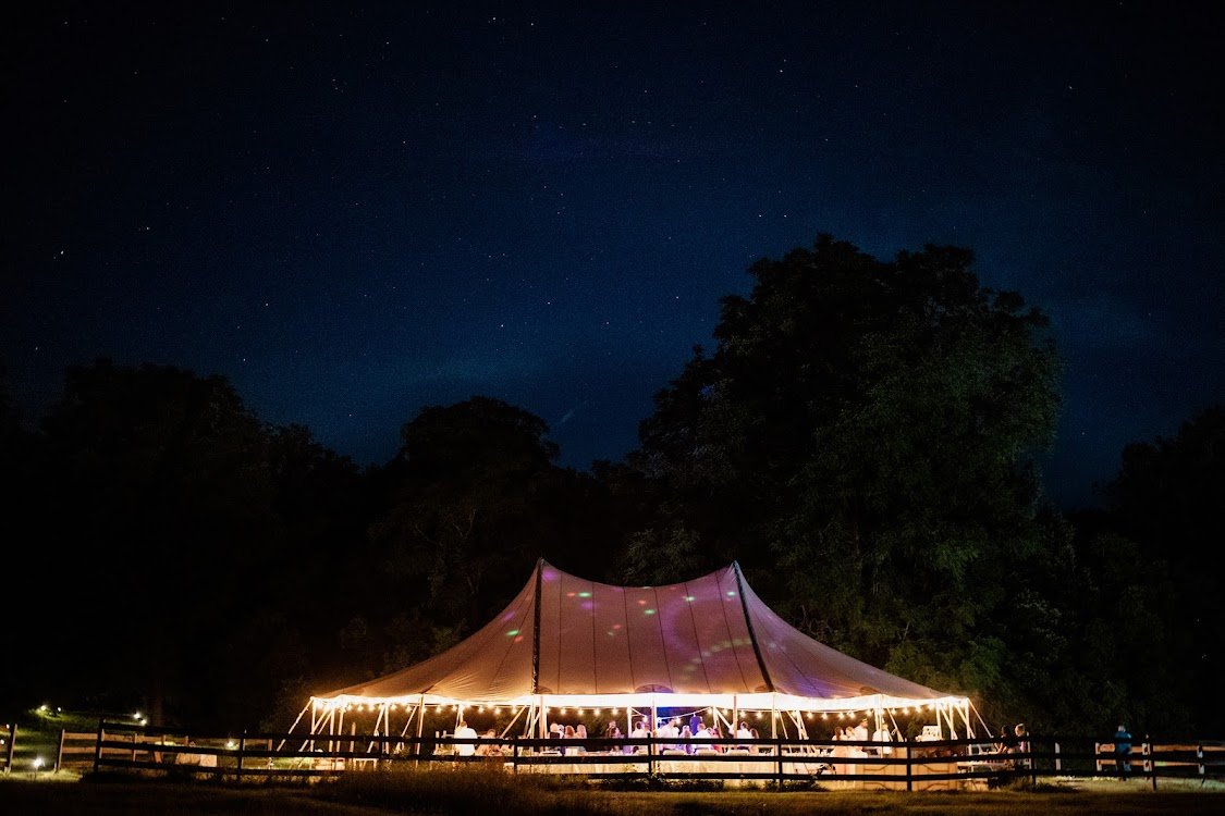 Tented Weddings at The Maples Estate