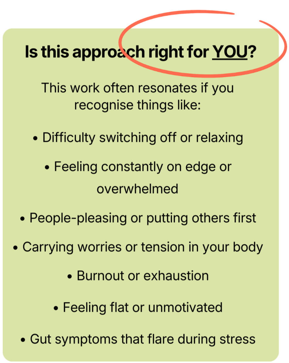 Visual representing whether reflux nutrition support is the right fit.