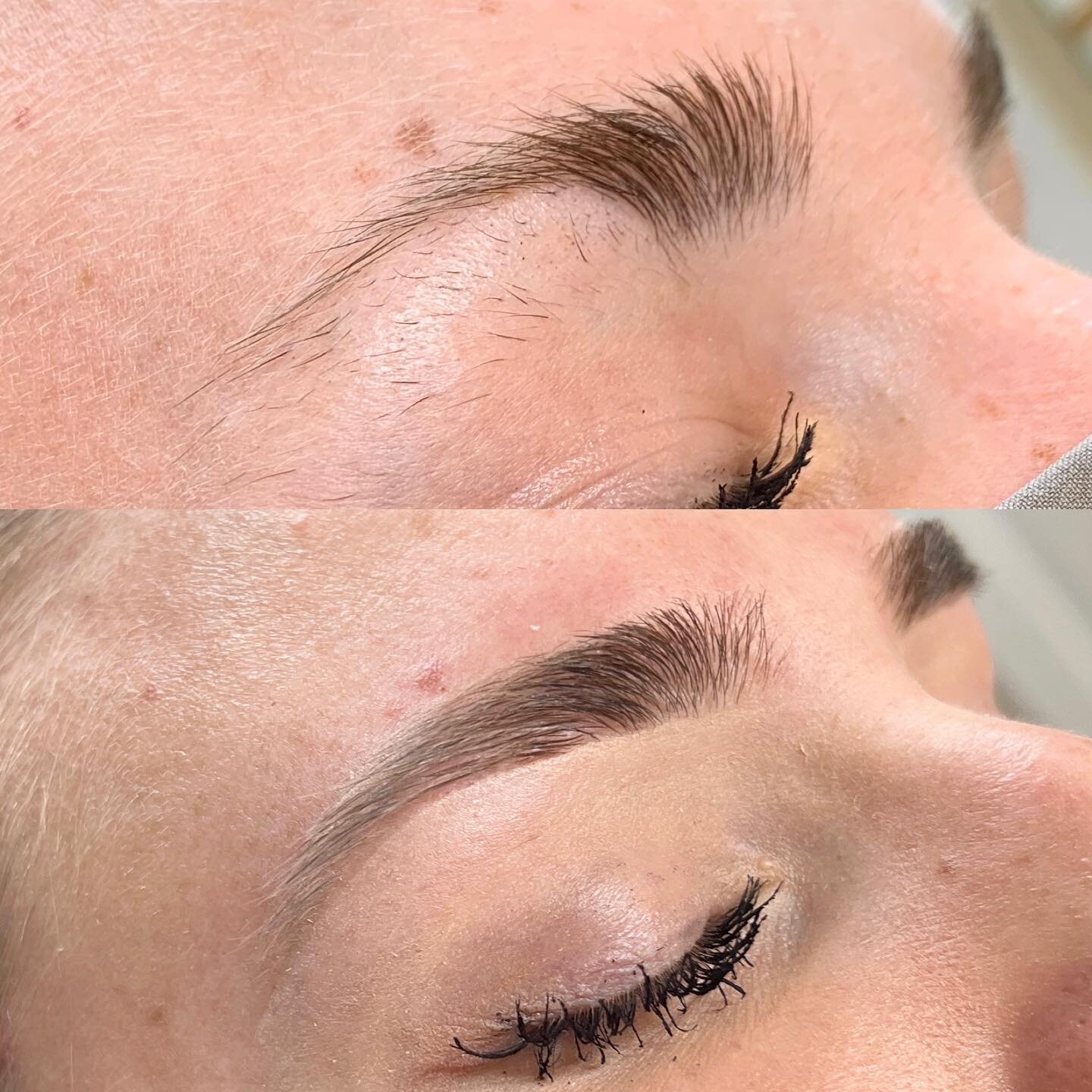 Many people aren&rsquo;t willing to go through the process. But when you do the benefits are 👌🏼✨⁣
⁣
The first photo was taken in 2020. Patience is key, as well as staying away for your tweezers, and trusting your esthetician 😉