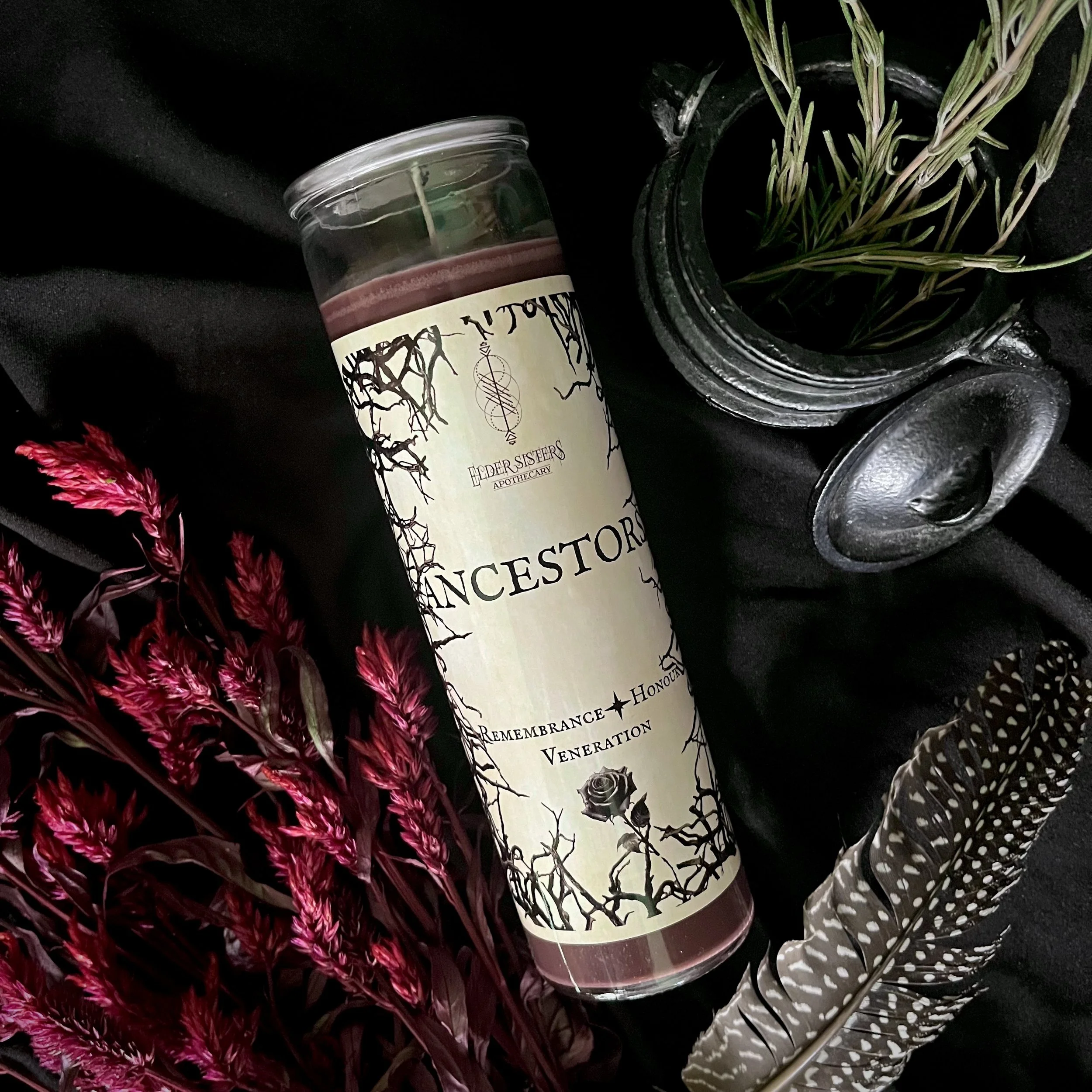 Ancestors Fixed Ritual Candle - ✦Rembrance, Honour, Veneration✦