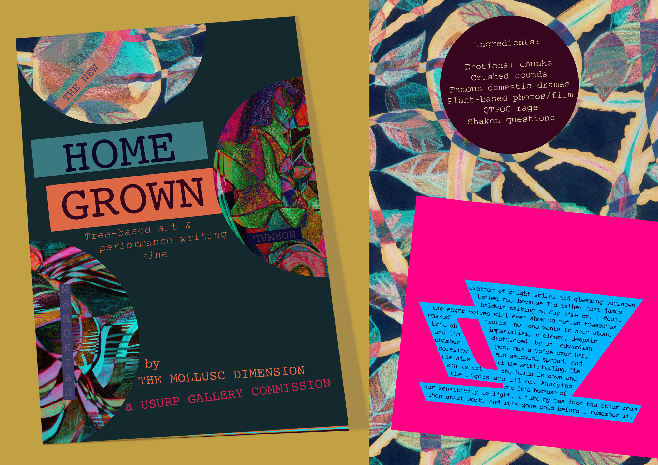 Zine #15 - Home Grown Zine - Tree-based art & poetry