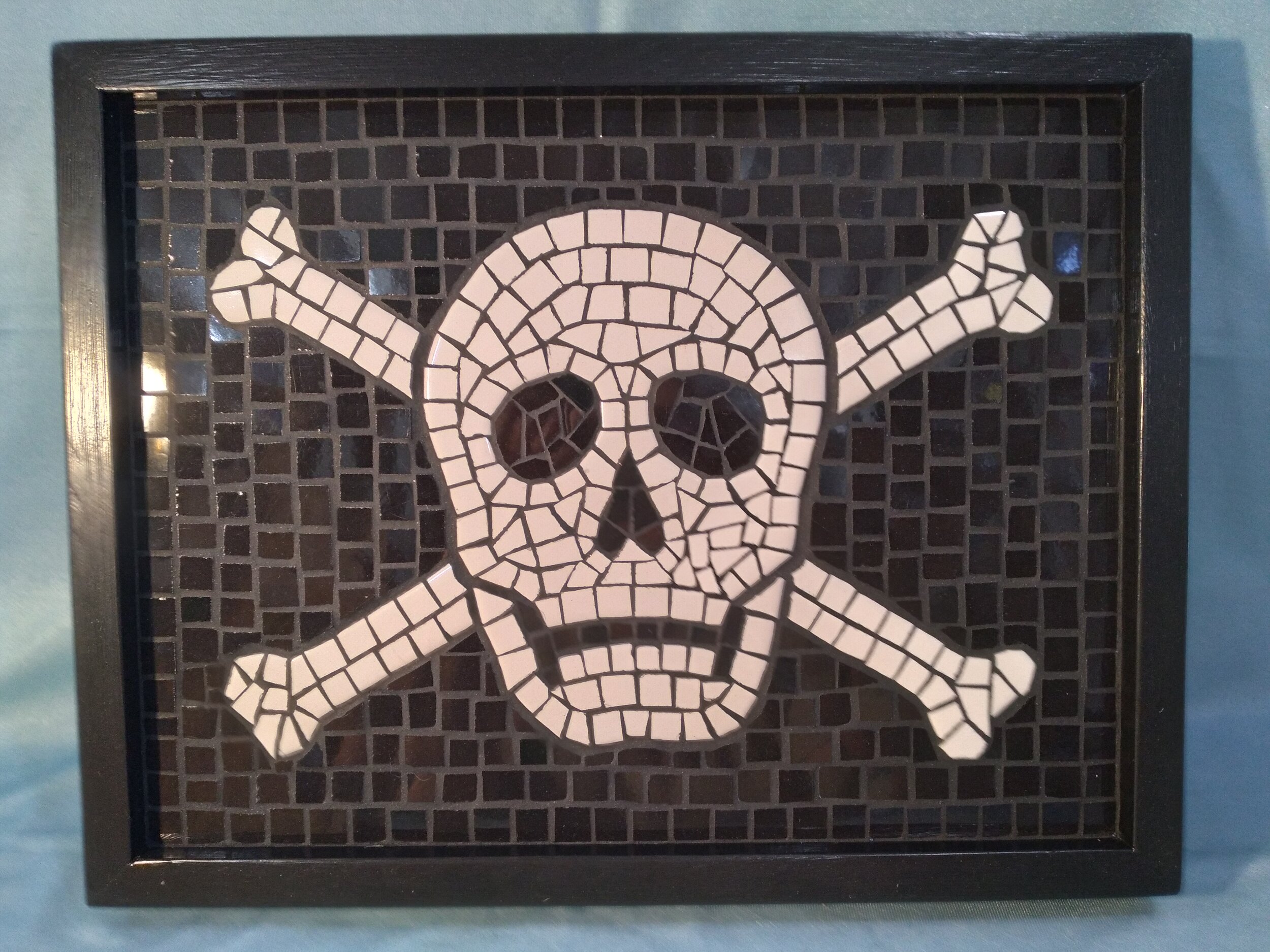 Mosaic Skull and Crossbones 