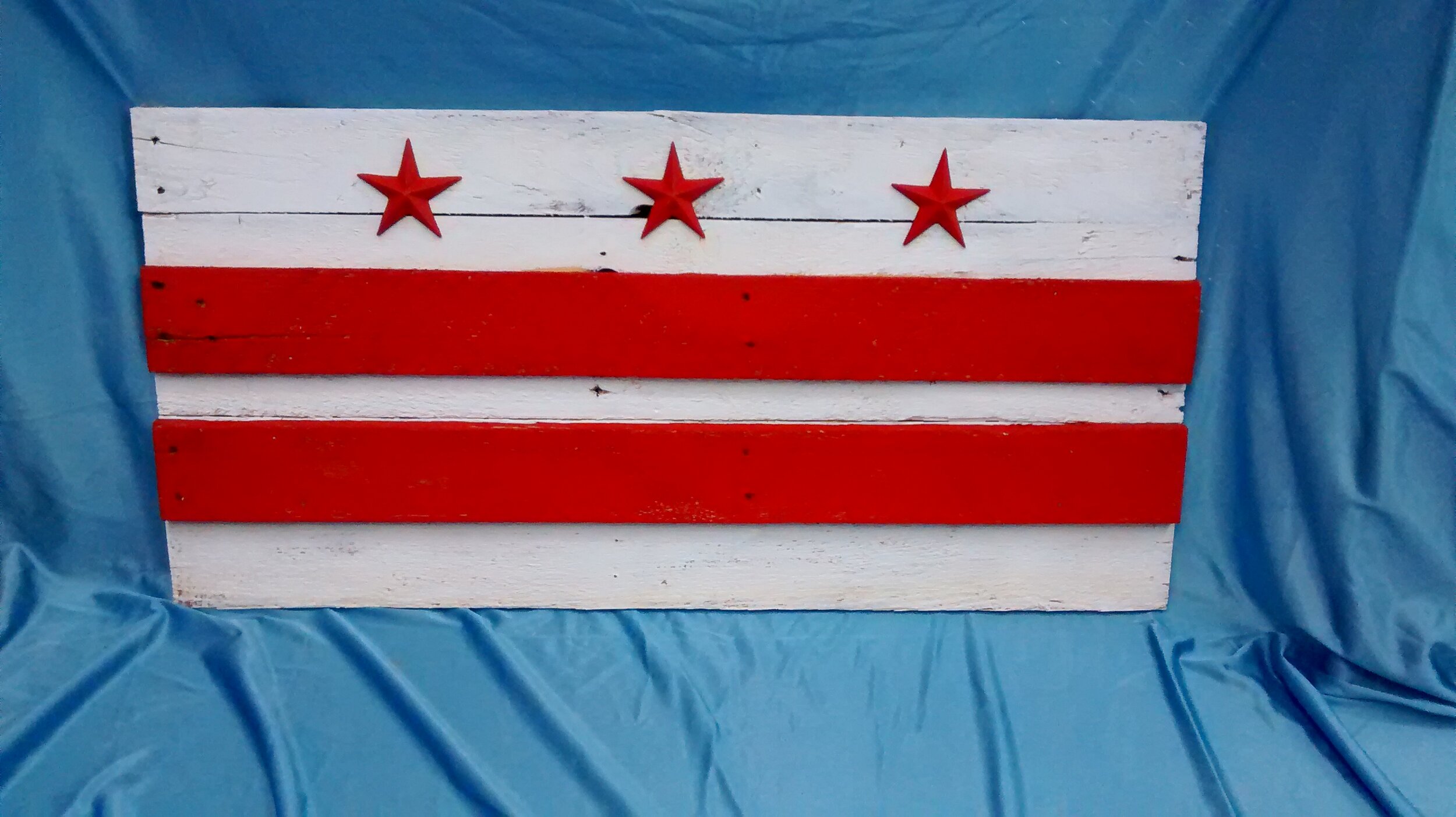 Small Painted D.C. Flags