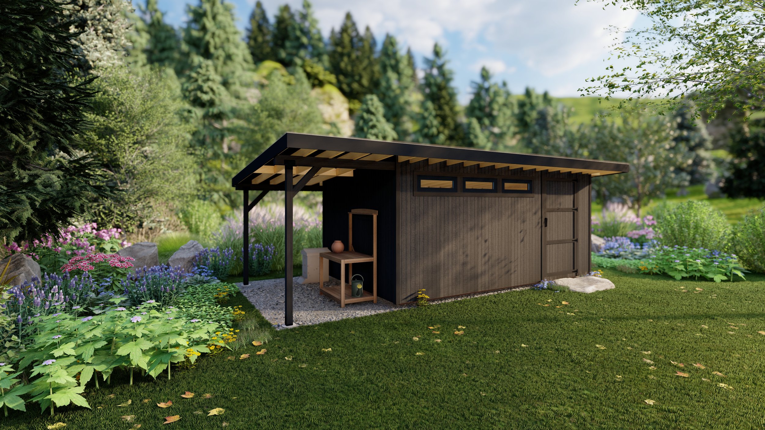 NEAL Garden Shed - Atomic Package