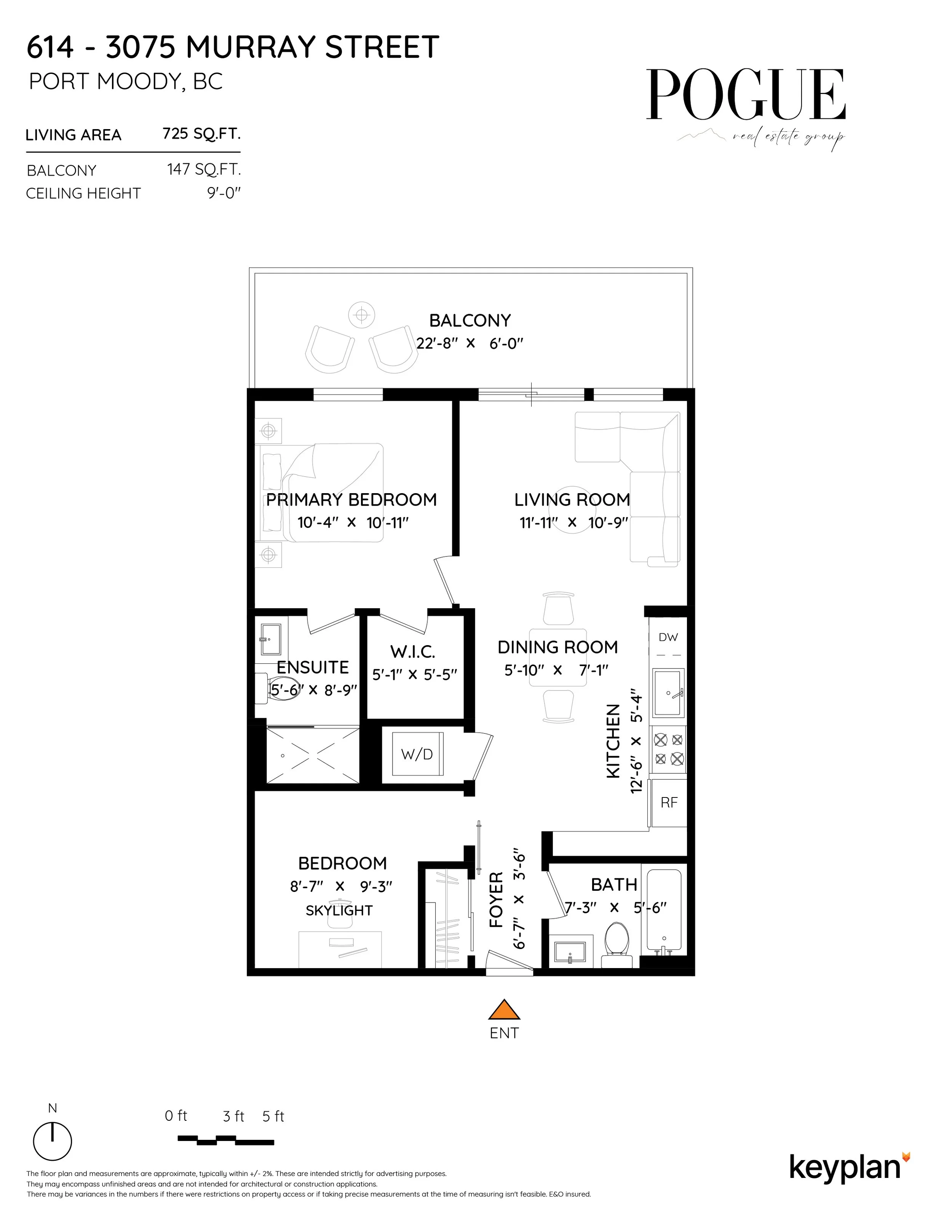 614 3075 Murray Street Port Moody Floor Plan Carolyn Pogue Port Moody Realtor