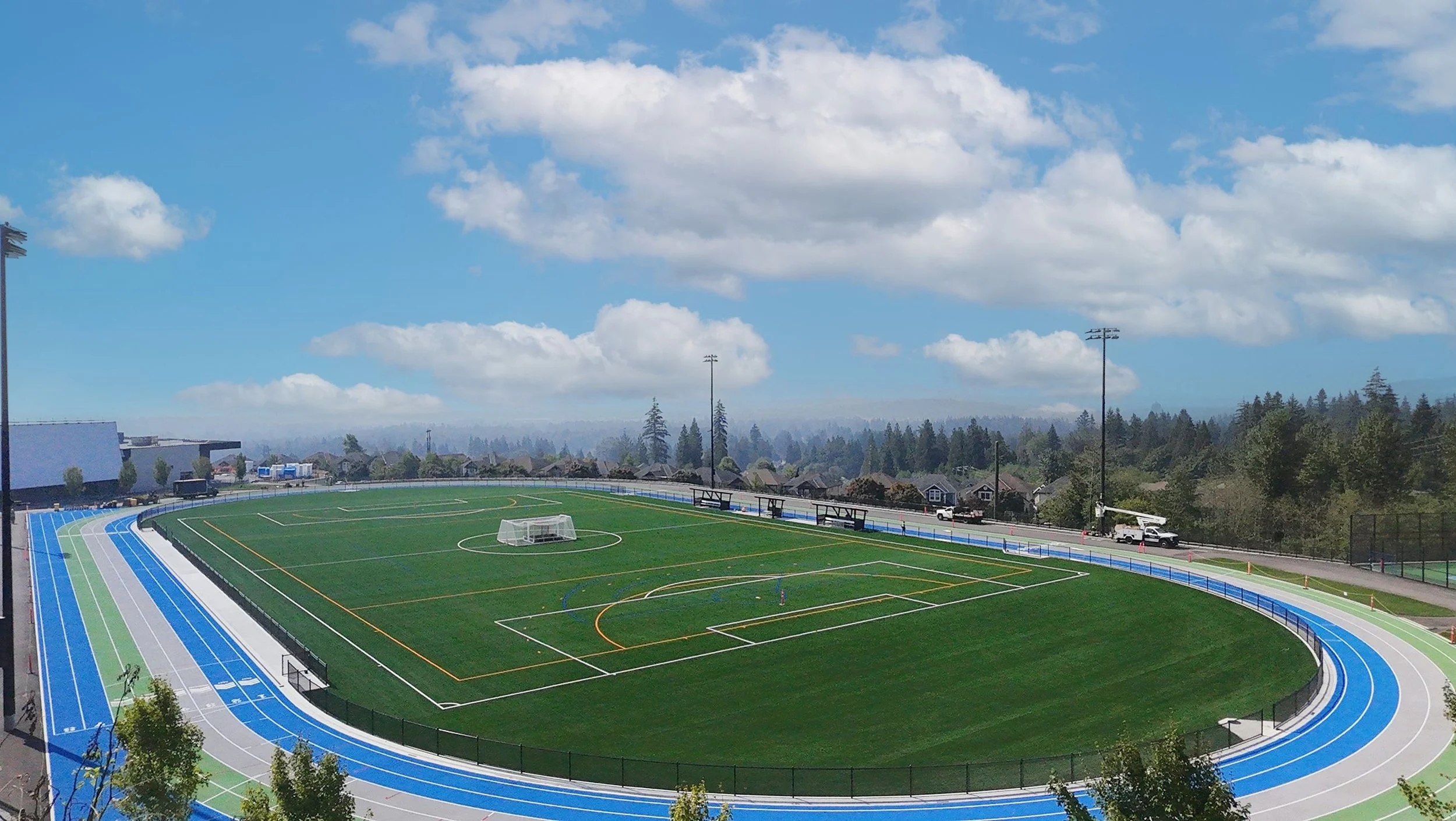 Burke Mountain Athletic Park Coquitlam Burke Mountain Turf Field and Track