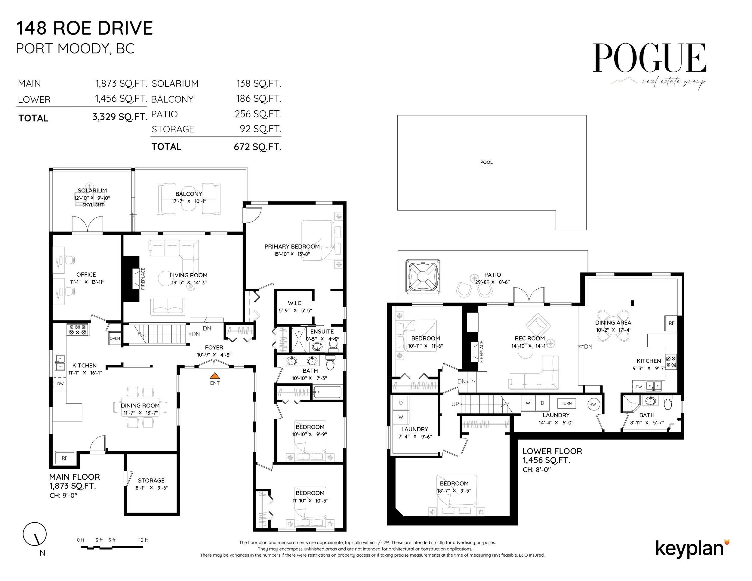 148 Roe Drive Port Moody Floor Plan