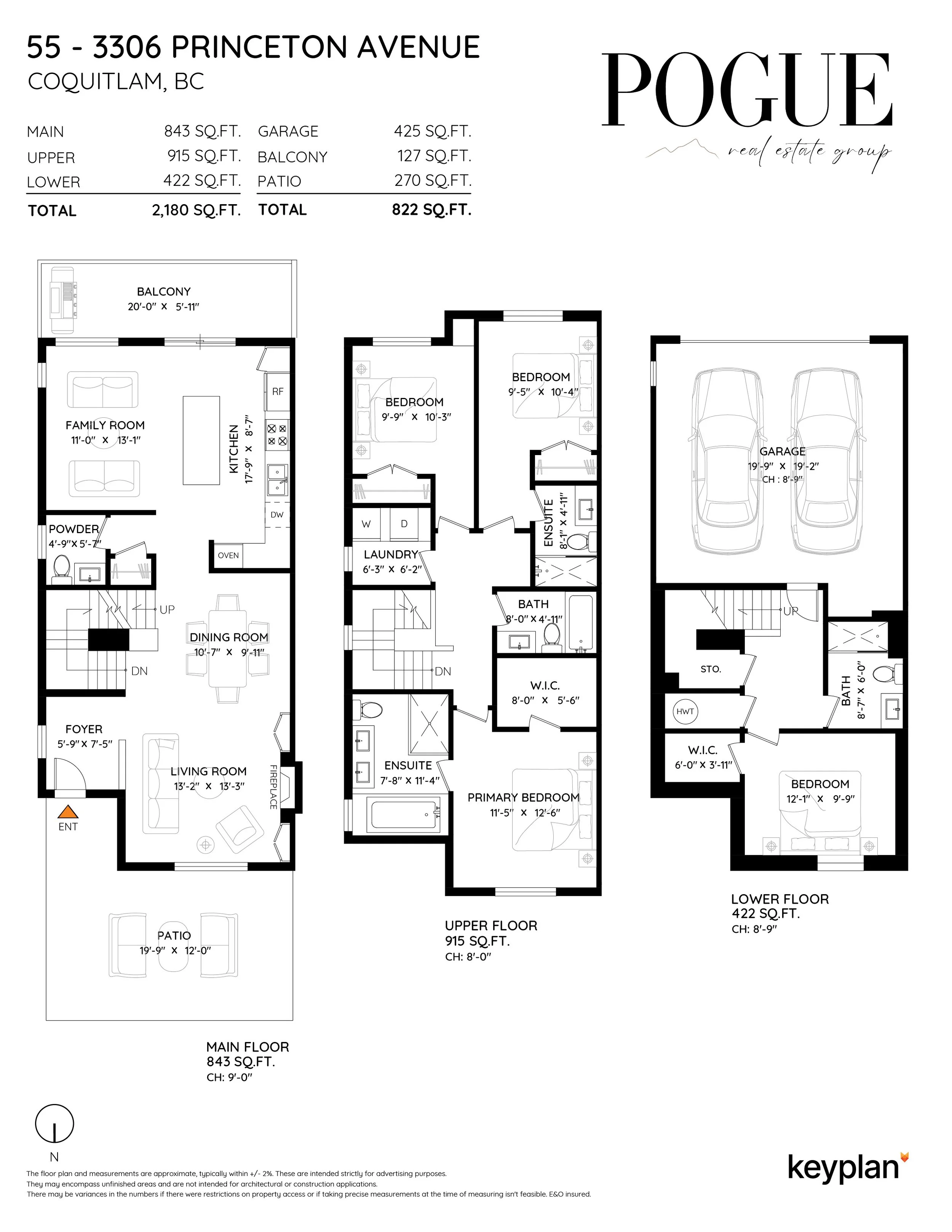 55 3306 Princeton Avenue Burke Mountain Coquitlam Floor Plan Carolyn Pogue Best Burke Mountain Realtor