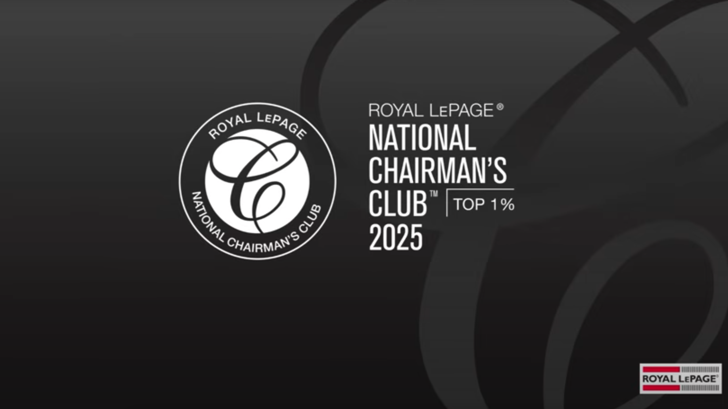 Royal LePage National Chairmans Club Award 2025 Carolyn Pogue Port Moody Realtor