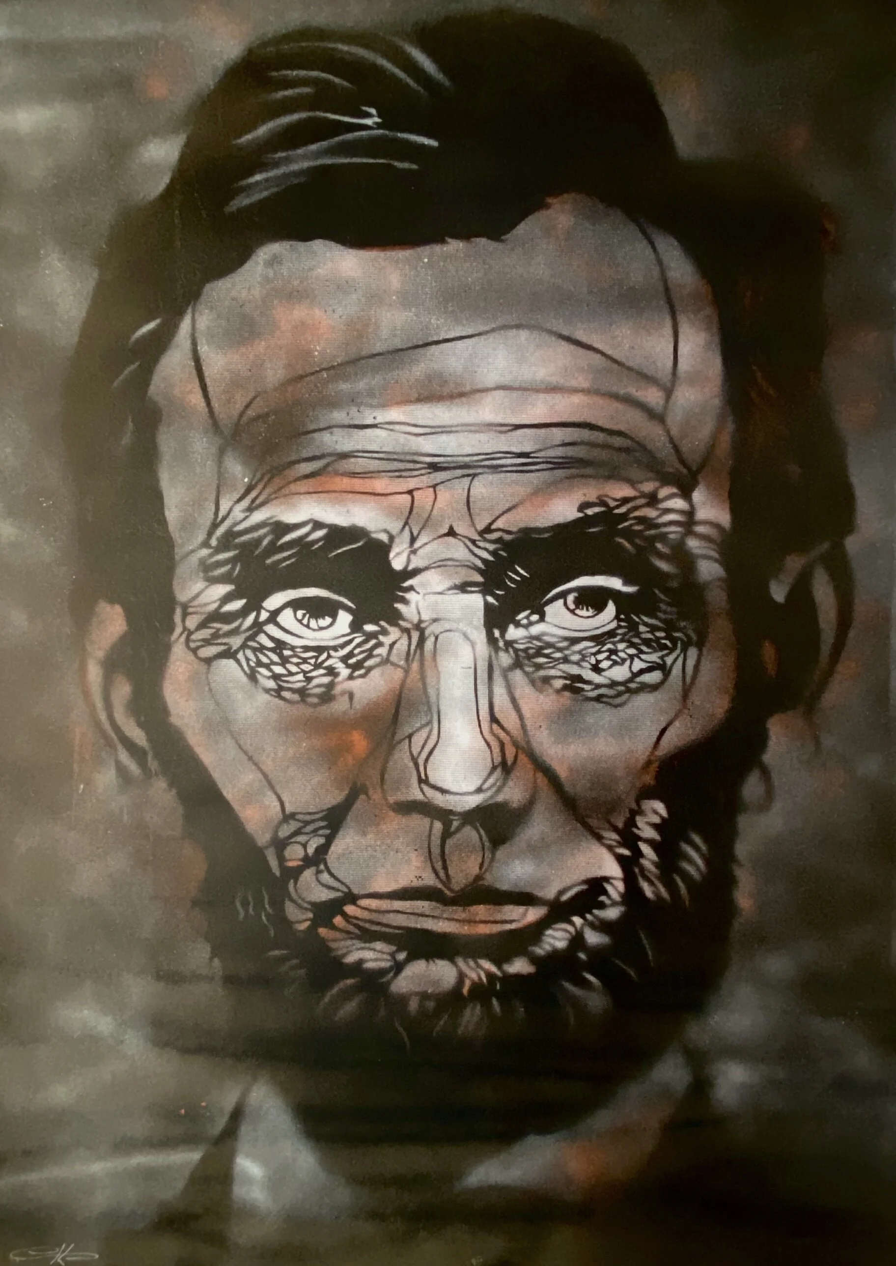 “Honest Abe” Original Artwork