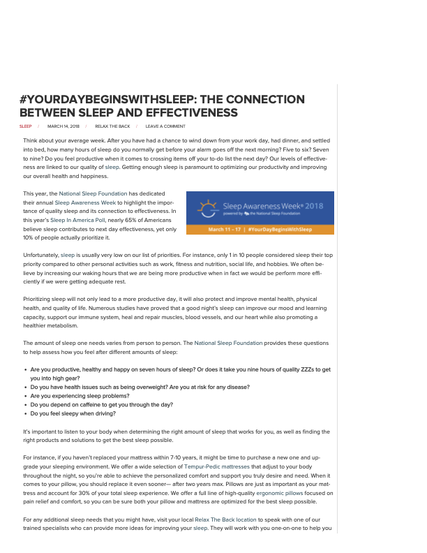 #YourDayBeginsWithSleep- The Connection...nd Effectiveness | Relax The Back Blog.png