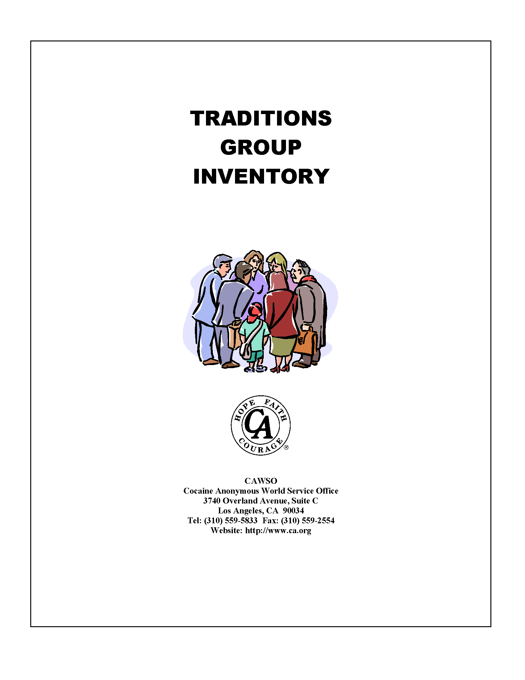 Traditions Group Inventory