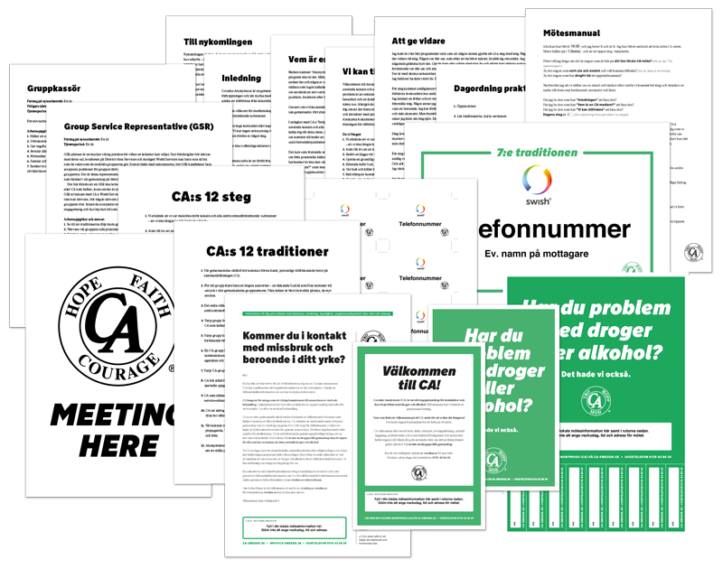 Startkit för nytt CA-möte