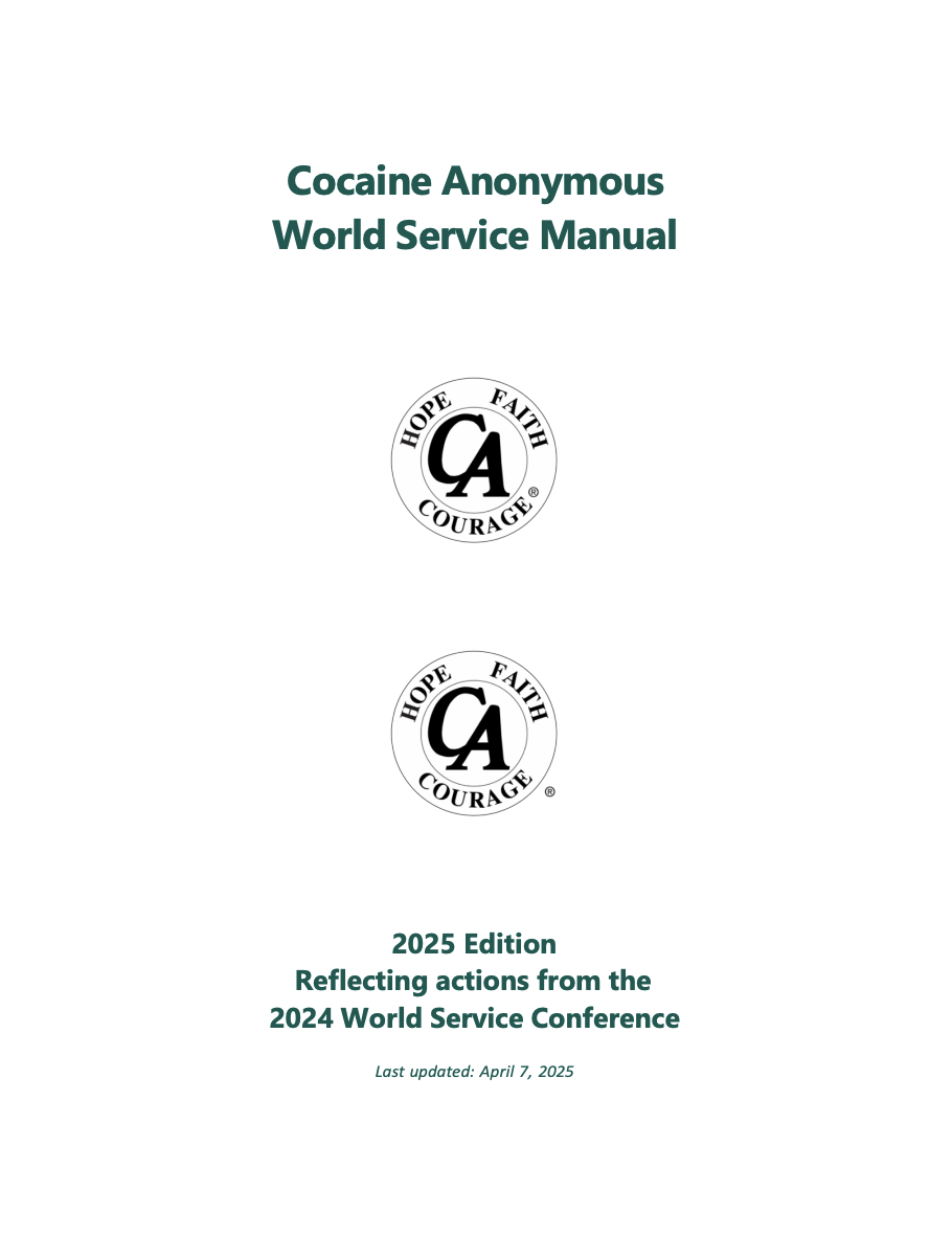 World Service Manual 2023