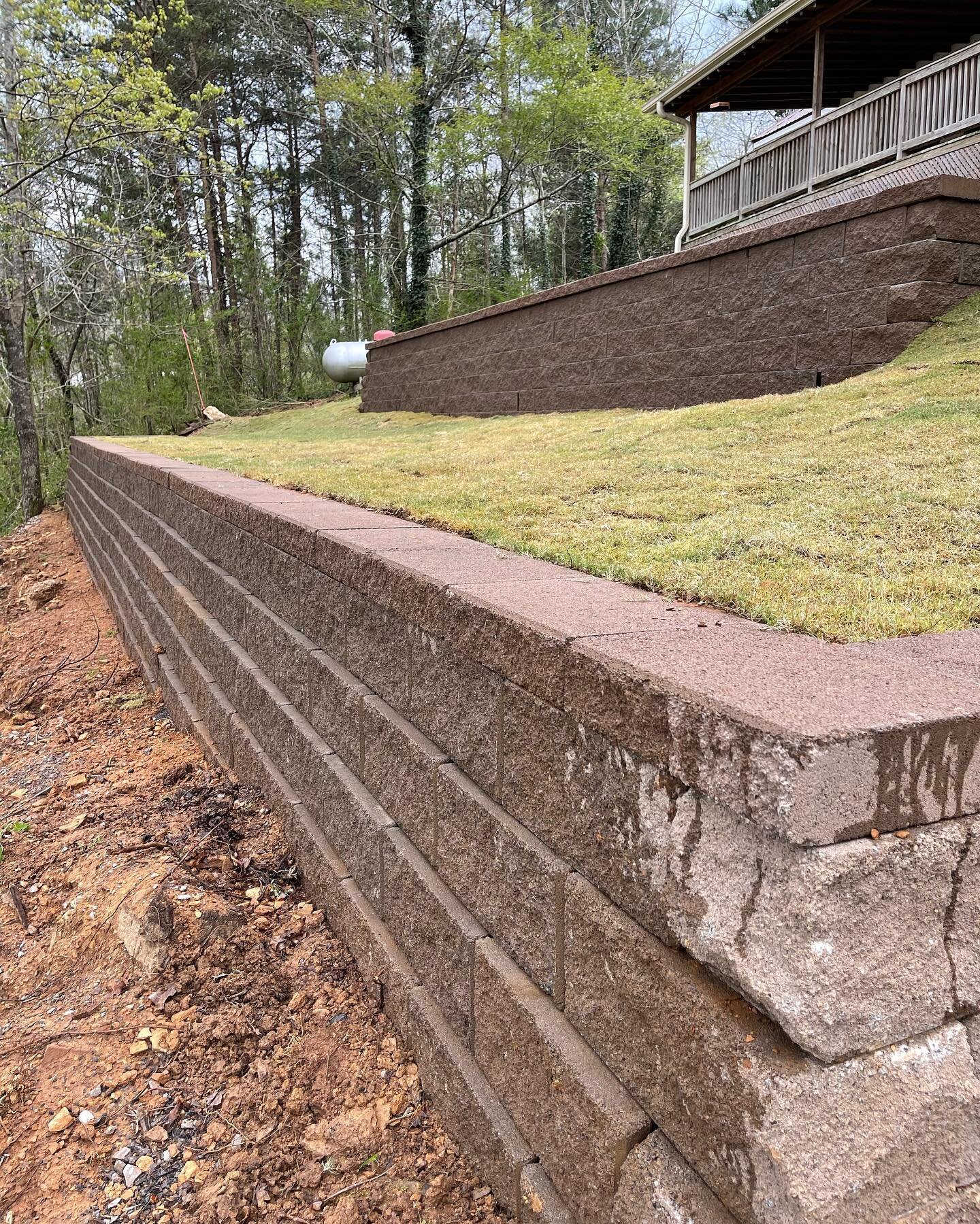 I can&rsquo;t guarantee you sunshine but I can guarantee that this wall won&rsquo;t rot!!!!
.
.
.
.
.

#design #landscapedesign #landscapedrawing #landscapedesigner #landscape #pavers #backyarddesign #backyardideas #landscapeideas  #birminghamlandsca