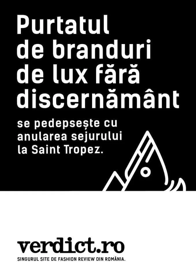  Wearing ostentatious luxury brands is punished by canceling the vacation in Saint&nbsp;Tropez. 