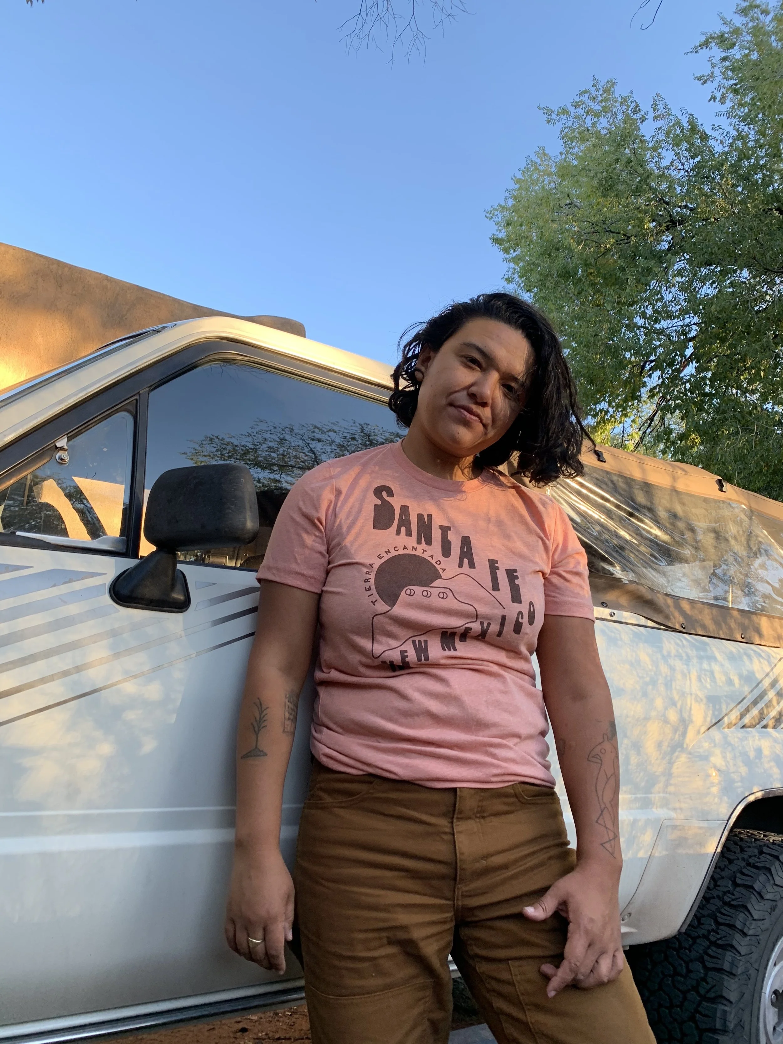 Santa Fe Unisex Tee - Heather Sunset