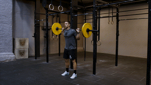 Behind the neck split jerk