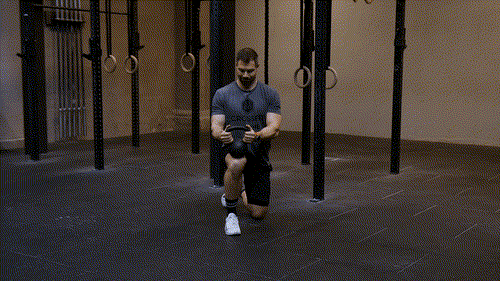 Ankelmobilisering med kettlebell