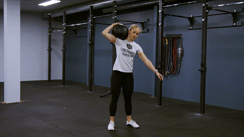 Dead ball squats