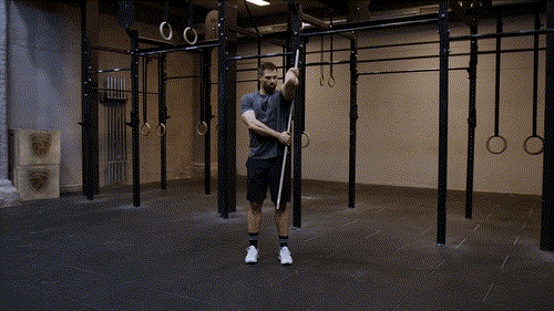 Front rack mobilitet med pinne