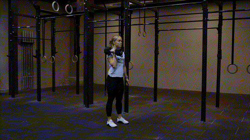 Single arm dumbbell strict press