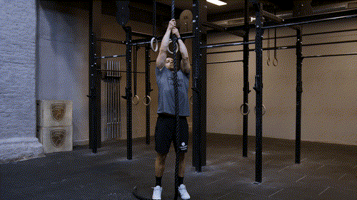 Rope pullups