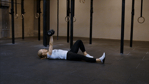 Dumbbell floor press