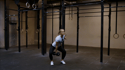 Dumbbell hang power snatch