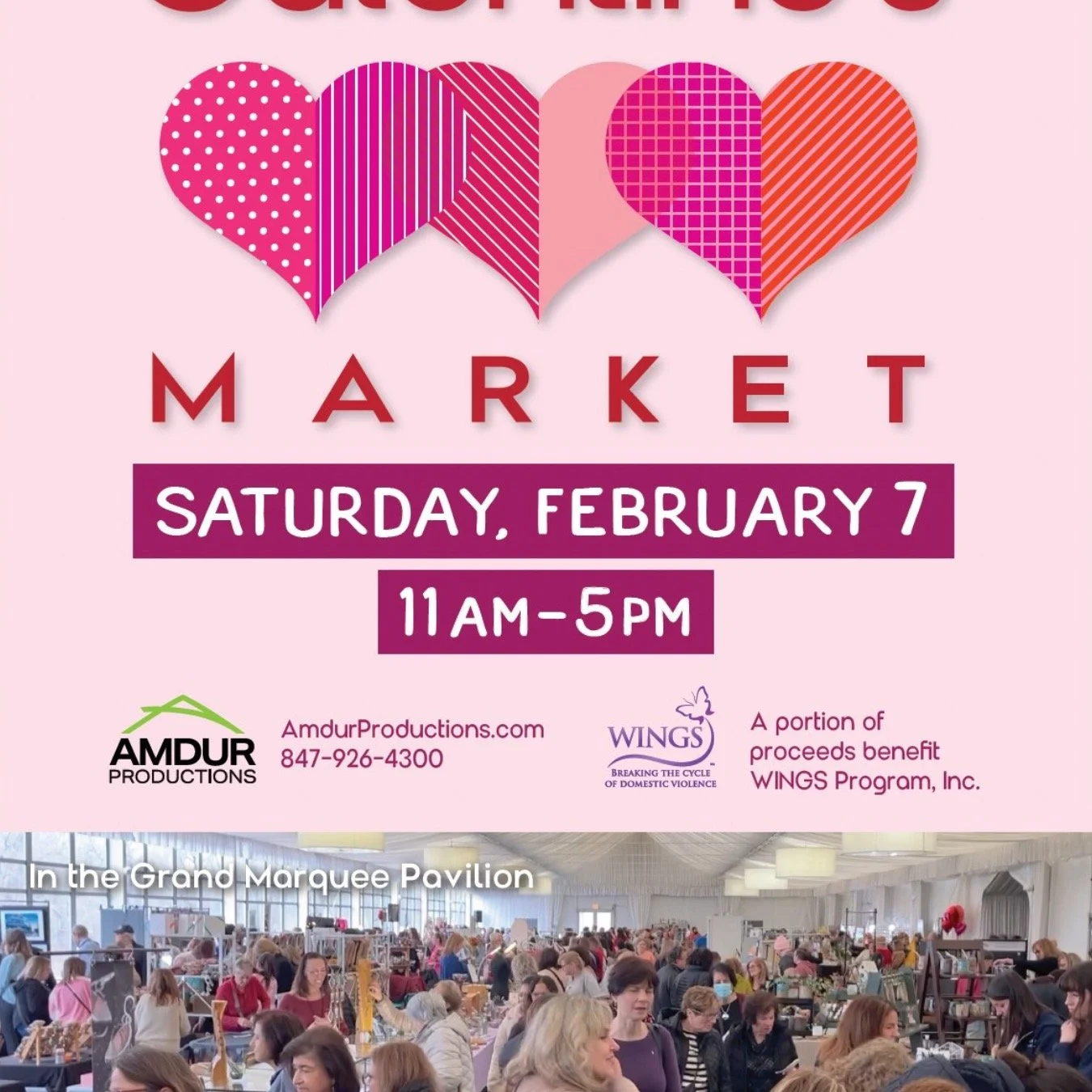 Looking for something for your sweetheart, or maybe just for a little self care for yourself? Come the the Galentine's Market tomorrow from 11:00-5:00 at The Lincolnshire Marriot hotel. There will be fun activities such as painting, a Martini bar, an