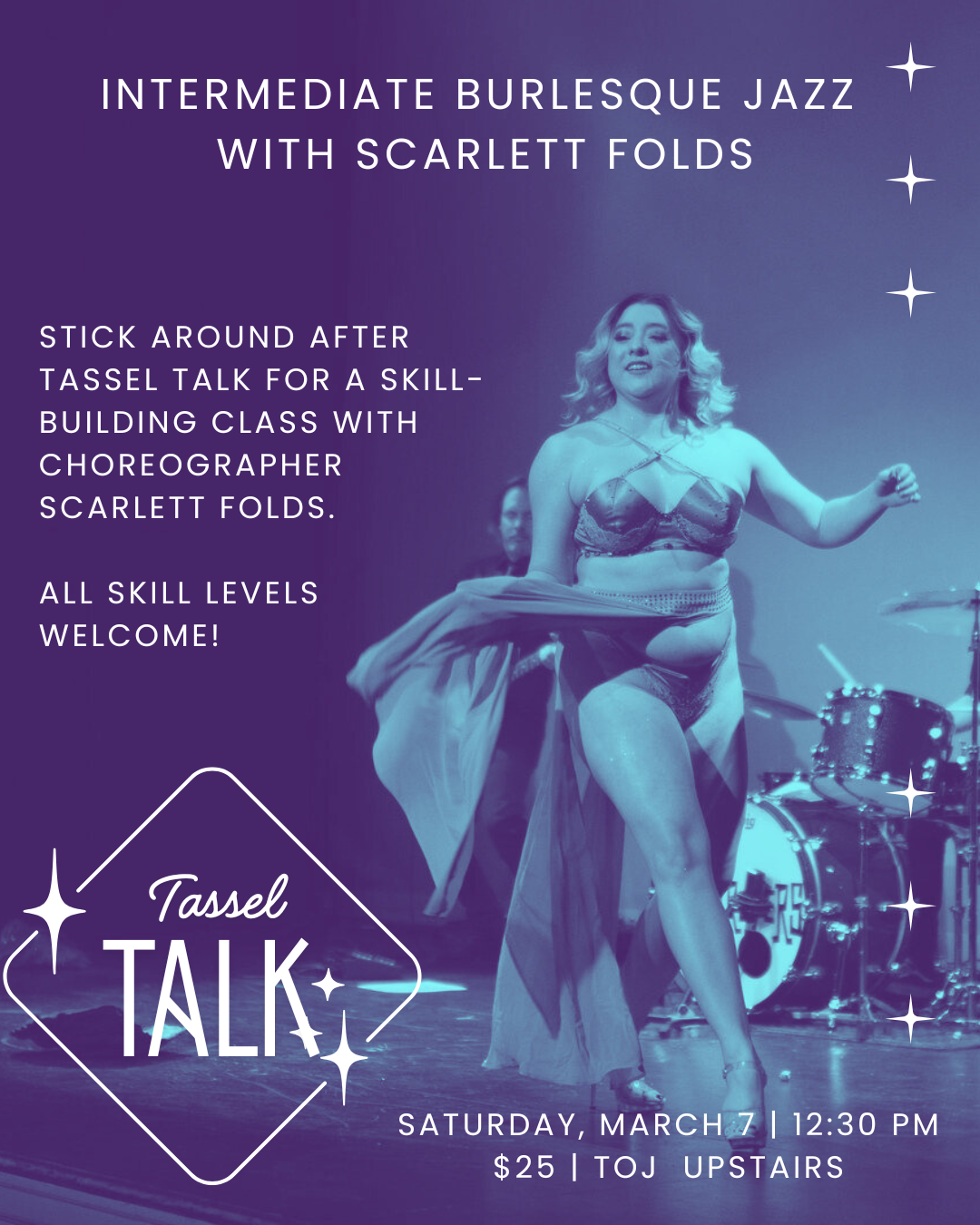 Intermediate Burlesque Jazz with Scarlett Folds